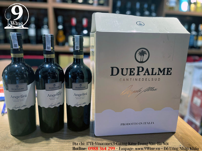Rượu vang Cantine due Palme Angelini Squinzano Rosso DOP