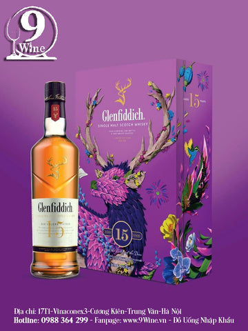 Rượu Whiskey Glenfiddich 15-Year-Old Single Malt Scotch