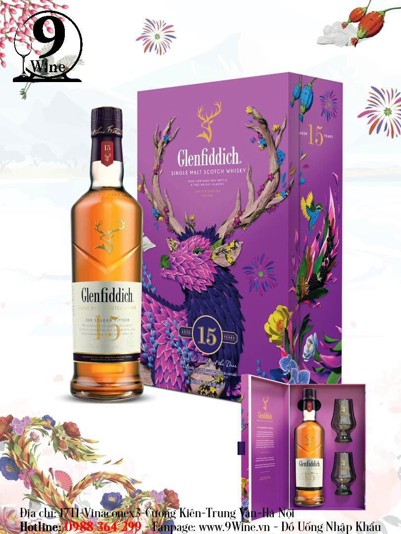 Rượu Whiskey Glenfiddich 15-Year-Old Single Malt Scotch