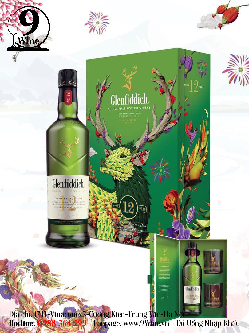 Rượu Whiskey Glenfiddich 12-Year-Old Single Malt Scotch