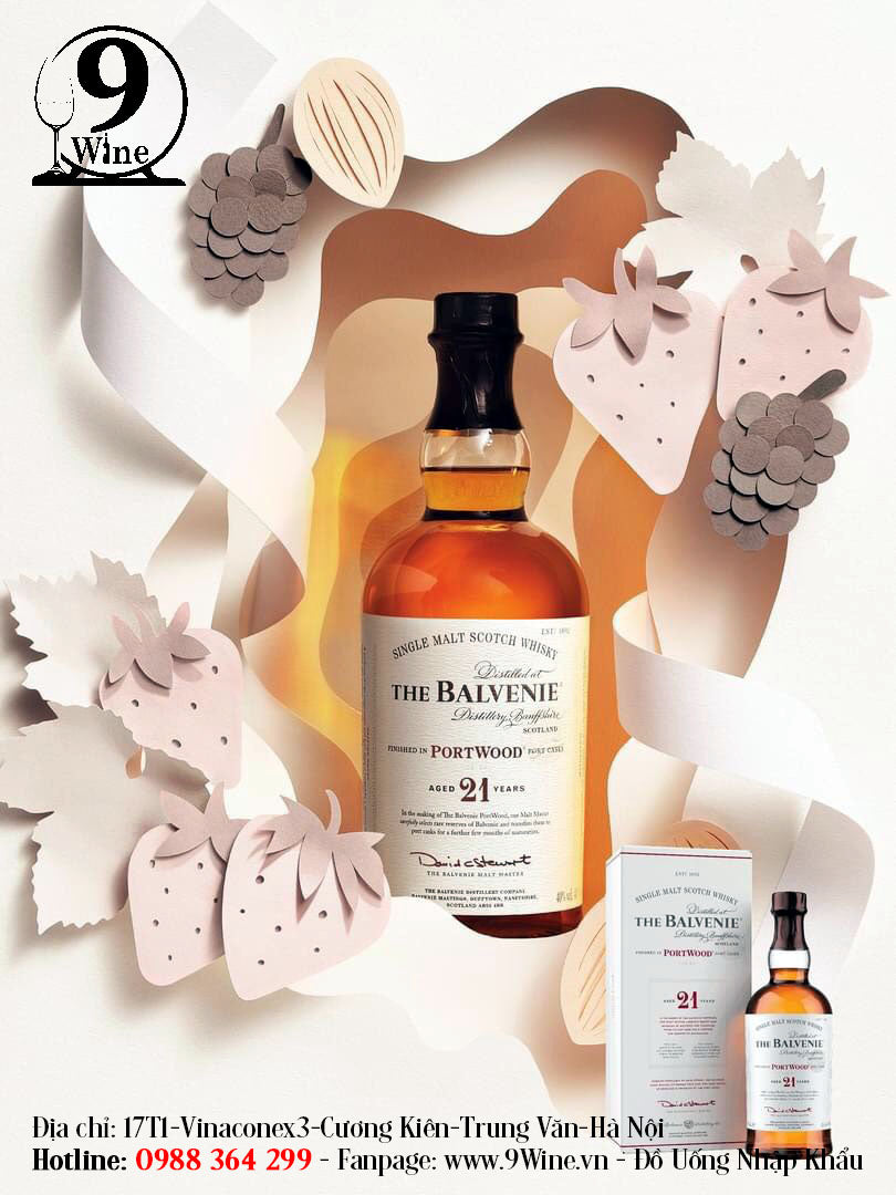 Rượu Whiskey The Balvenie Portwood 21