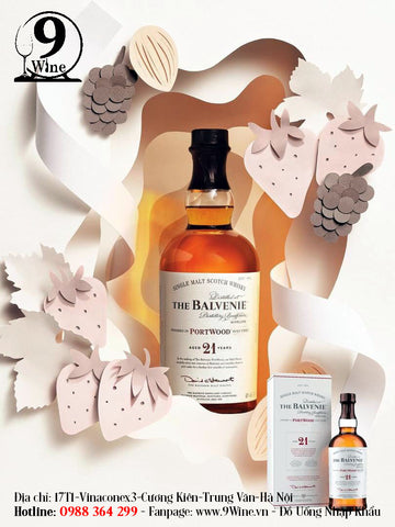 Rượu Whiskey The Balvenie Portwood 21