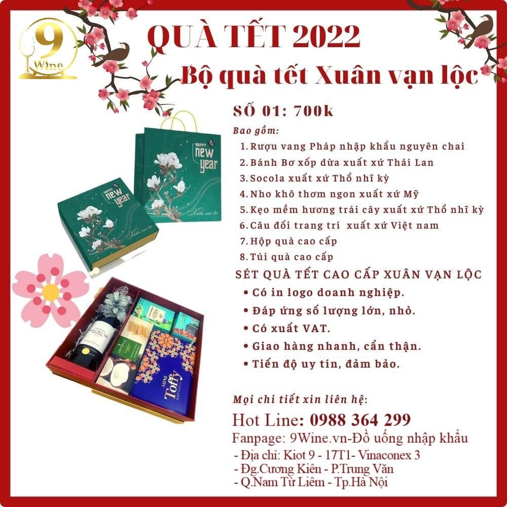 Bộ Quà Tết Xuân Vạn Lộc Số 1 700k