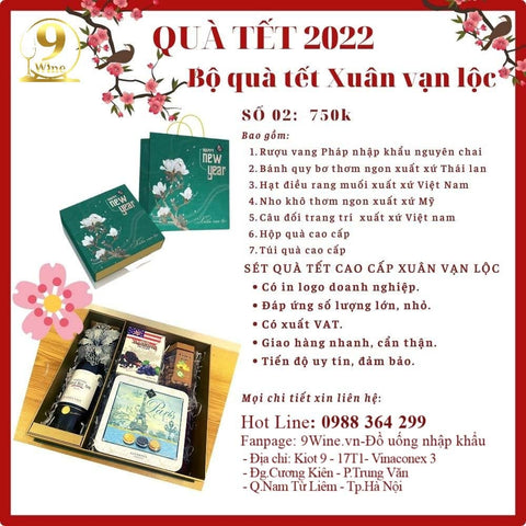 Bộ Quà Tết Xuân Vạn Lộc Số 2 750k