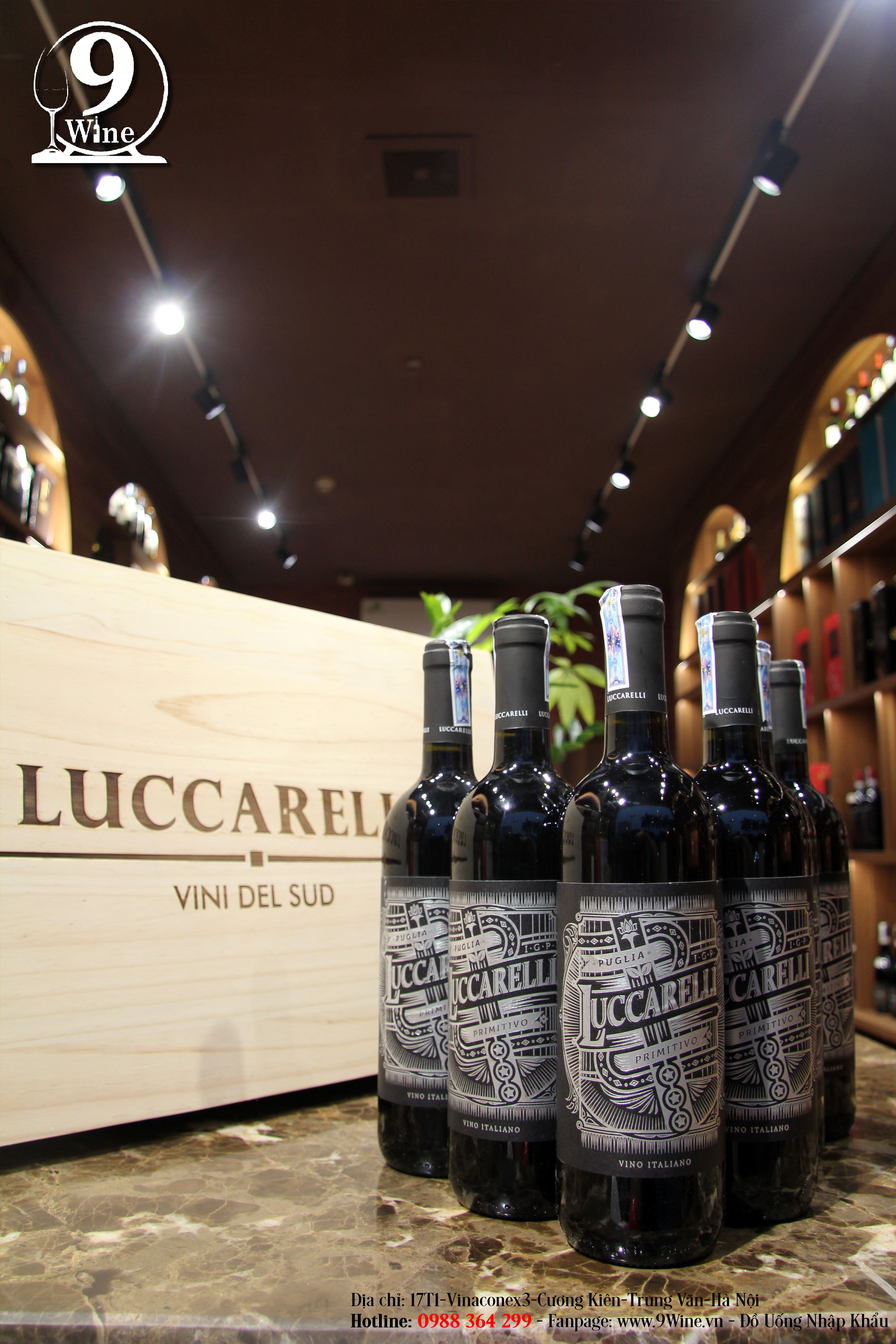 Rượu vang Luccarelli Primitivo Vintage Edition 750ml