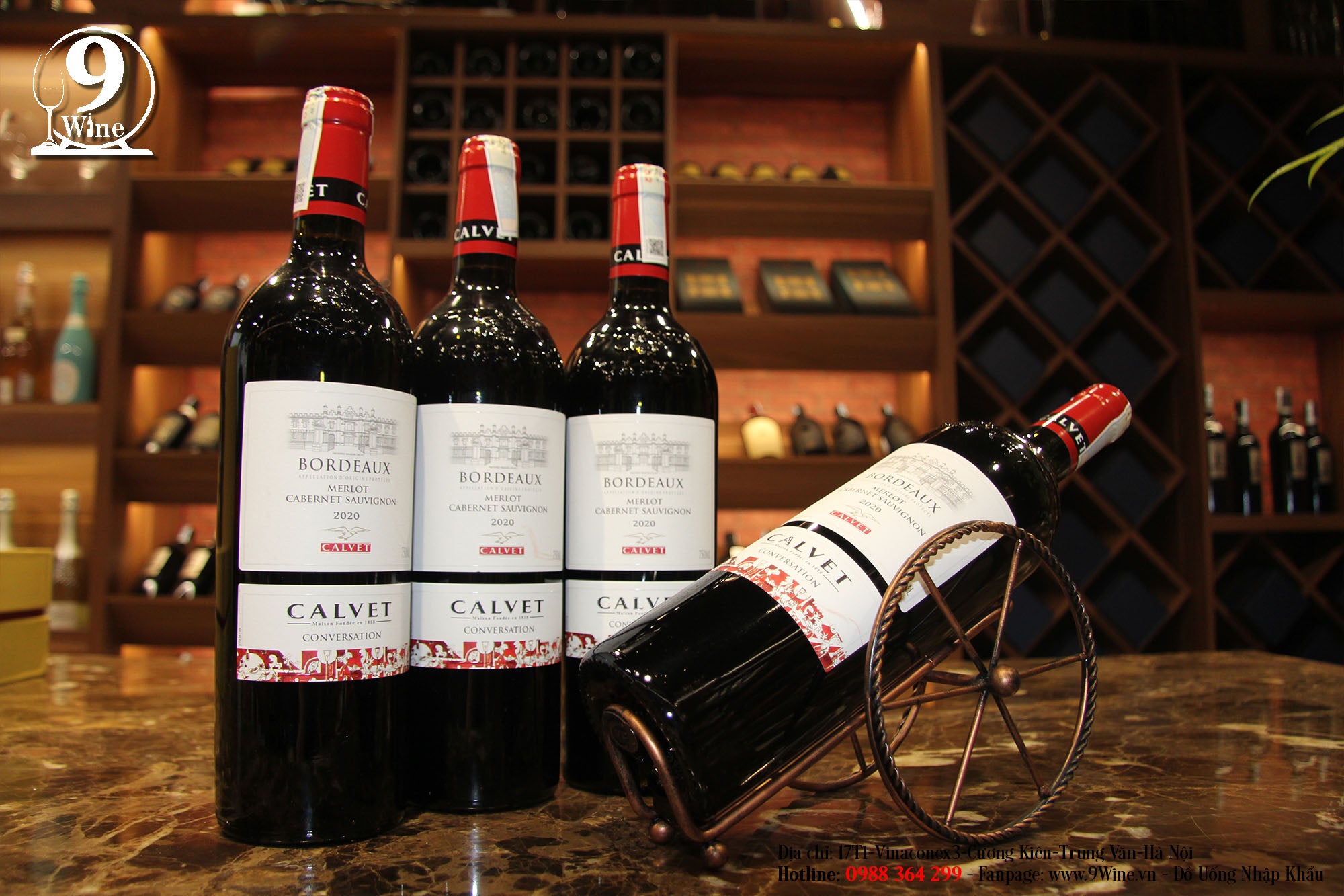Rượu vang Merlot - Cabernet Sauvignon Bordeaux 750ml