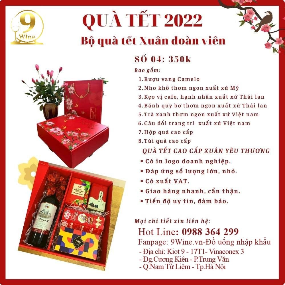 Bộ Quà Tết Xuân Đoàn Viên Số 4 350k