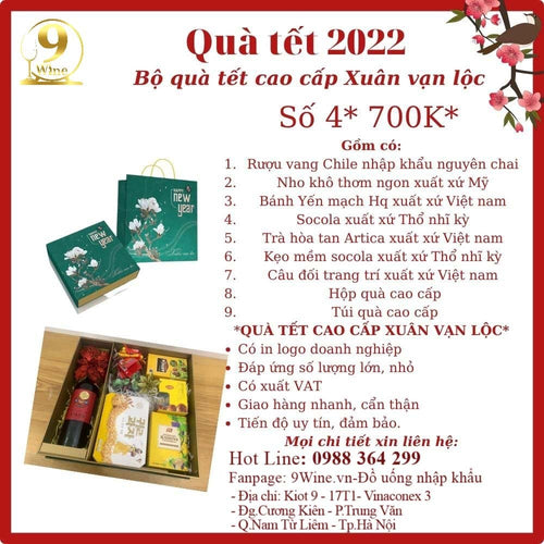 Bộ Quà Tết Xuân Vạn Lộc Số 4 700k