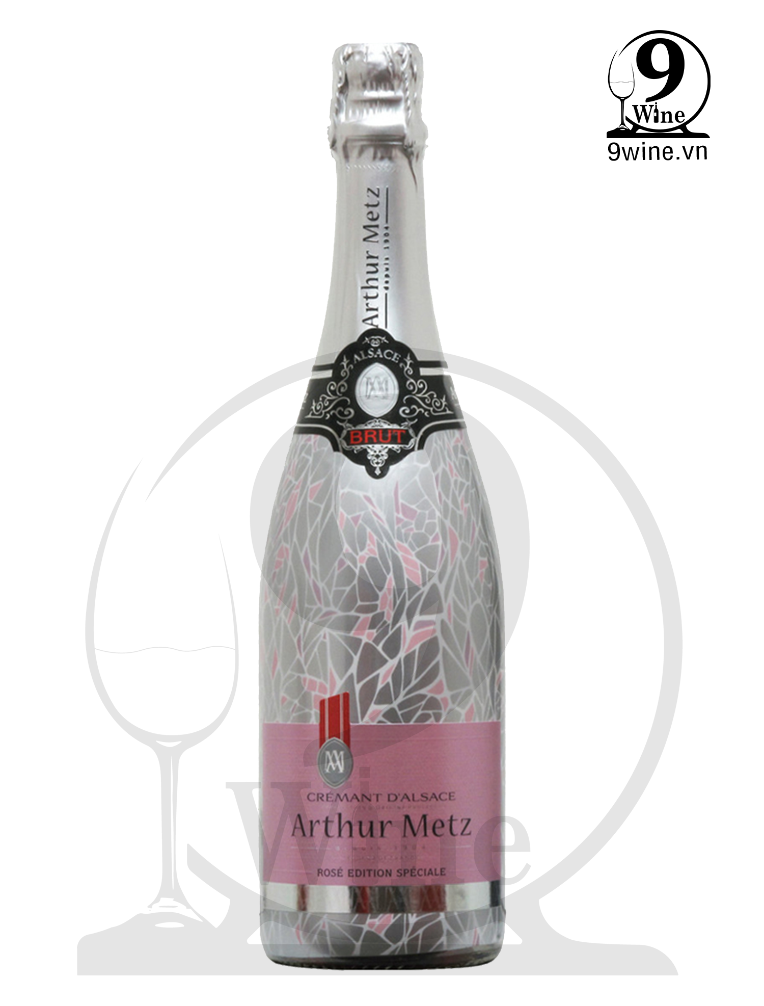 Vang nổ Arthur Metz Cremant D'Alsace Edition Speciale Rose 750ml