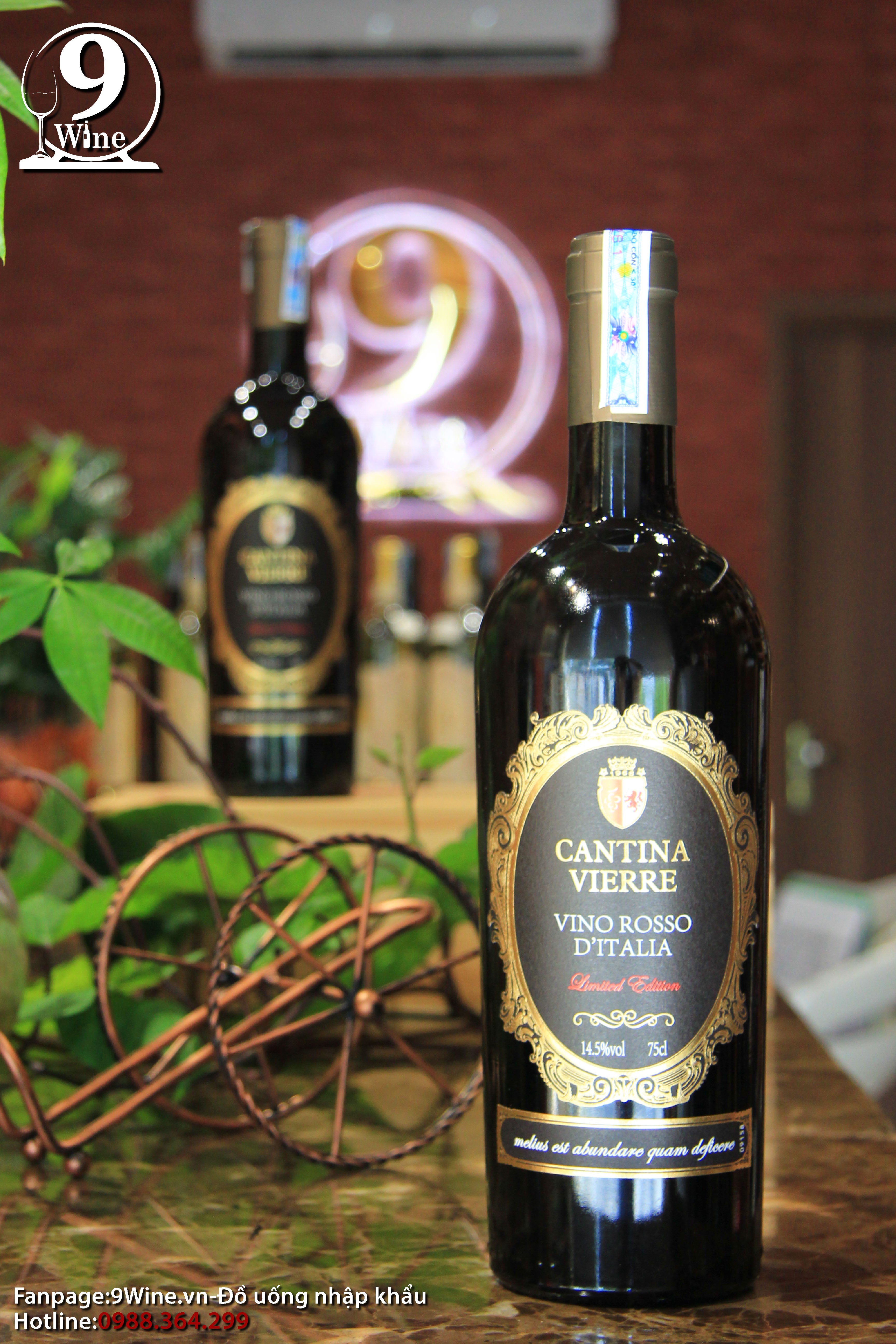 Rượu vang Cantina Vierre Vino Rosso D'italia 750ml