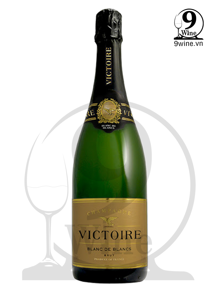 Rượu vang Pháp Victoire Champagne Blanc de Blancs