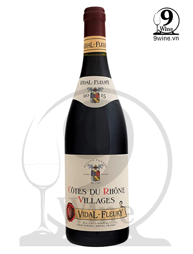 Vidal Fleury Cotes Du Rhone Rouge