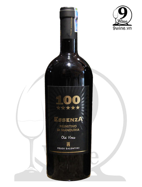 Rượu vang 100 Essenza Primitivo Di Manduria (Italia) 750ml