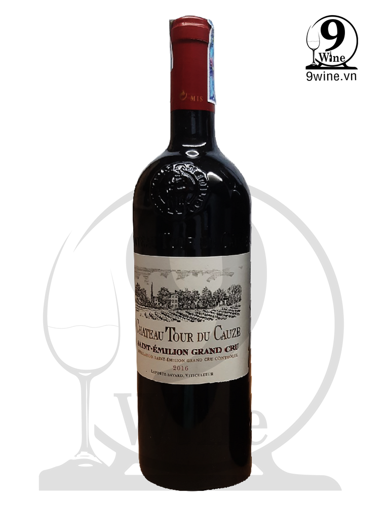 Vang Chateau Tour Du Cauze Grand Cru Saint Emilion 14,5%